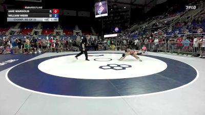 106 lbs Champ. Rd Of 32 - Jake Margolis, FL vs William Webb, NJ