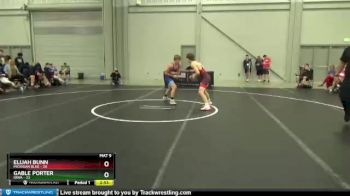 132 lbs Semis & 1st Wrestleback (8 Team) - Elijah Bunn, Michigan Blue vs Gable Porter, Iowa