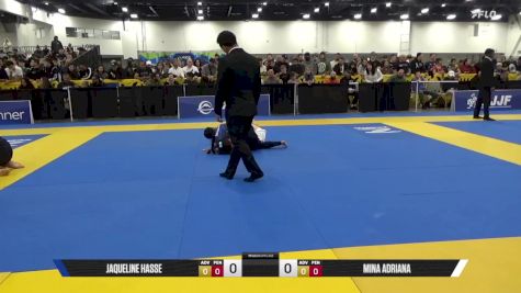Mina Adriana Rodriguez-S vs Jaqueline Hasse 2025 World IBJJF Jiu-Jitsu No-Gi Championship