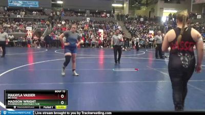 179-217 lbs Round 1 - Makayla Vasser, Big Dogs vs Madison Wright, Powerhouse Wrestling Club