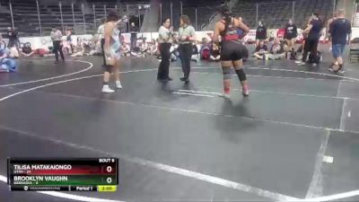 W 200 lbs Round 3 (4 Team) - Tilisa Matakaiongo, Utah vs Brooklyn Vaughn, Nebraska