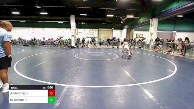 80 lbs Consi Of 16 #1 - Jonah Martinez, IN vs Michael Benner, PA