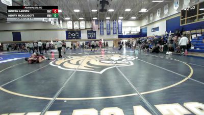 157 lbs Consi Of 8 #1 - Rowan Larsen, Yorktown vs Henry McElligott, MetroWest United