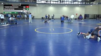 133 lbs 5th Place Match - Colin Royster, Hawkeye Community College vs Isaiah Maldonado, North Iowa Area Community College