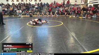 106 lbs Round 3 - Nic Brase, Nashua-Plainfield vs Kaiden Belinsky, Wapsie Valley