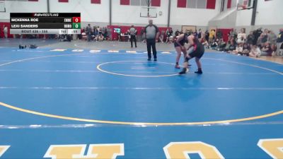 155 lbs Cons. Round 4 - McKenna Roe, Emmett vs Lexi Sanders, Rocky Mountain