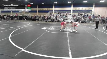 106 lbs Consi Of 16 #2 - Domenico Novosel, The 300 vs Joseph Torres, So Cal Hammers