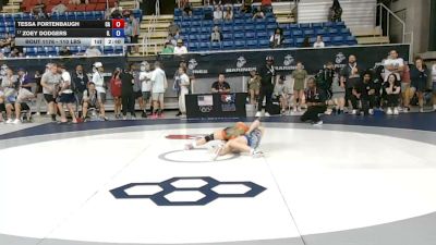 110 lbs Cons. Sub-rd Of 32 - Tessa Fortenbaugh, California vs Zoey Dodgers, Illinois