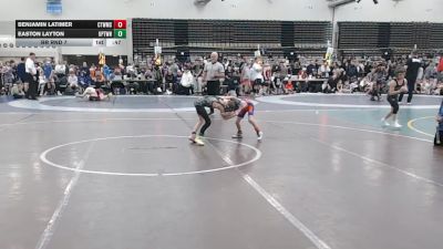 50 lbs Rr Rnd 7 - Benjamin Latimer, CT Whale Humpback - K3 vs Easton Layton, Upper Township - K3