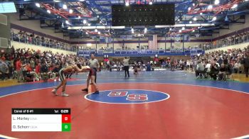 120 lbs Consi Of 8 #1 - Luke Morley, Conestoga Valley vs Dallas Schorr, Central Dauphin