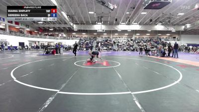 117 lbs Cons. Round 2 - Dianna Shiflett, Tarleton State vs Sereena Baca, Quincy