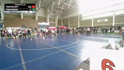 57 lbs Semifinal - Sage Balliett, RWC- Roy Wrestling Club vs Finn Dawson, Altamont Longhorns