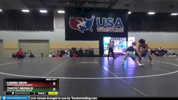 165 lbs Cons. Round 2 - Landen Grow, Askren Wrestling Academy vs Timothy Brown Iii, Level Up Wrestling Center