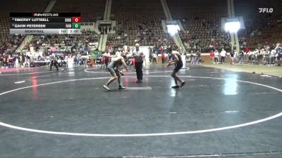 7A 132 lbs Semifinal - Gavin Petersen, Fairhope vs Timothy Luttrell, Smiths Station Hs