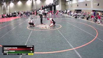 125 lbs Semifinal - Emma Mahan, Odessa vs Madyson White, Odessa JV