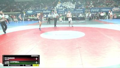 D 1 175 lbs Semifinal - Luke Campbell, Benton vs Ty Parker, Airline