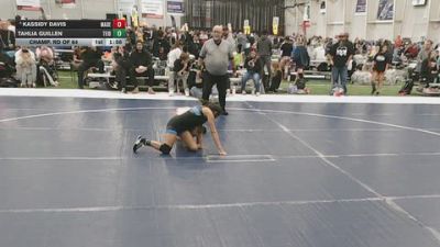100 lbs Champ. Rd Of 32 - Tahlia Guillen, Team Idaho vs Kassidy Davis, Mat Demon