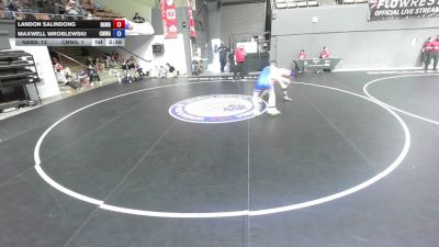 144 lbs Landon Salindong, NAWA - North Area Wrestling Association vs Maxwell Wroblewski, CMWA - Coastal Mountain Wrestling Association