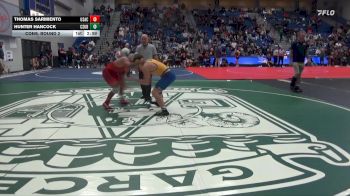 165 lbs Cons. Round 2 - Thomas Sarmiento, Unattached-Sacramento City College vs Hunter Hancock, CSU Bakersfield