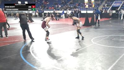 126 lbs Consi Of 8 #2 - Ryan Scott, Lowell vs Ethan Kadish, Newton South