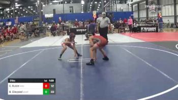 91 lbs Rr Rnd 3 - Chance Ruble, Missouri Avengers vs Brock Claypool, Quaranteam 2020