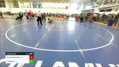 100 lbs Consi Of 8 #1 - Ryan Grandmason, Smitty's Wrestling Barn vs Zamien Garcia, Providence BTS