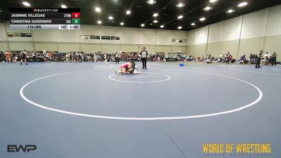 115 lbs Rr Rnd 1 - Jasmine Villegas, Storm 7-12 vs Christina Guerrero, Aztec Lady Warriors