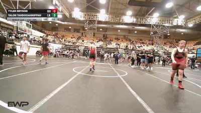 138 lbs Semifinal - Tyler Bryson, Choctaw vs Talon Tahdooahnippah, Elgin Wrestling