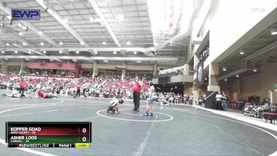 70 lbs Cons. Round 3 - Asher Loos, Carroll vs Kopper Goad, Gray County