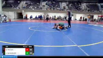 130 lbs Semis (4 Team) - Quintin McClain, Canby vs Jace Ignaszewski, Maple River/United South Central