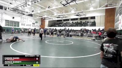 106 lbs Cons. Round 4 - Carson Davies, St. John Bosco vs Patrick Barnett, Bosco B Team