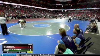 D1-165 lbs Champ. Round 1 - Eli Leonard, Mt. Horeb/Barneveld vs Nicholas Schomaker, Bay Port