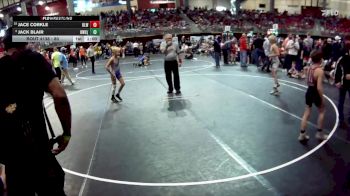 80 lbs Champ. Round 2 - Jace Corkle, O`Neill Leprechaun Wrestling vs Jack Blair, Hawks Wrestling Club (Lincoln)