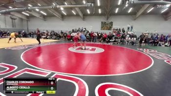 285 lbs Champ. Round 2 - Alberto Cedillo, Broomfield vs Charles Coronado, Northglenn