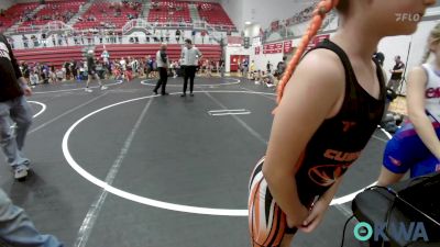 62 lbs Semifinal - Bexley Leisinger, Choctaw Ironman Youth Wrestling vs Oakley Leverich, Cushing