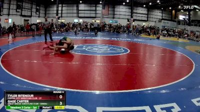 138 lbs Round 4 (6 Team) - Tyler Ritenour, CAPITAL CITY WRESTLING CLUB vs Gage Carter, GREAT BRIDGE WRESTLING CLUB - GREEN