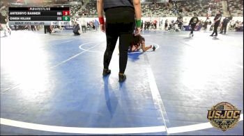 90 lbs Quarterfinal - AnTerryo Banner, HURRICANE WRESTLING ACADEMY vs Owen Kilian, Kansas Young Guns
