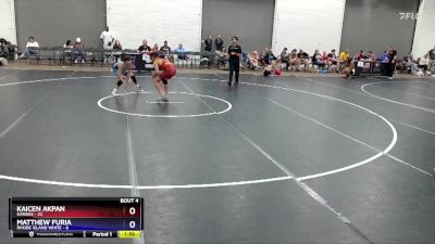 106 lbs Round 2 (6 Team) - Kaicen Akpan, Kansas vs Matthew Furia, Rhode Island White