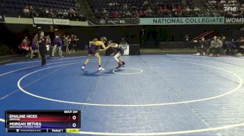 101 lbs Cons. Round 2 - Emaline Hicks, Simpson vs Morgan Bethea, Wisconsin Stevens Point