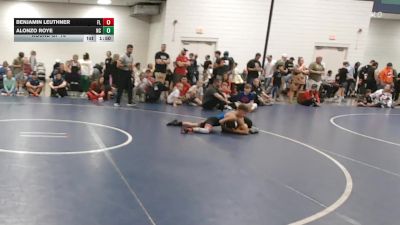 95 lbs Round Of 16 - Benjamin Leuthner, FL vs Alonzo Roye, NC