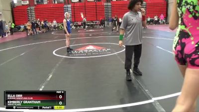 112 lbs Quarterfinal - Ella Orr, Elevate Wrestling Club vs Kimberly Grantham, White Plains