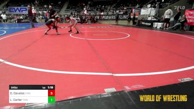 84 lbs Semifinal - Olivia Davalos, Threshold vs Lynkin Carter, Threestyle