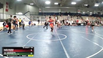 130 lbs Cons. Round 4 - Alex Russo, Michigan Premier vs Kai Benedetti, Wellington Wrestling Club