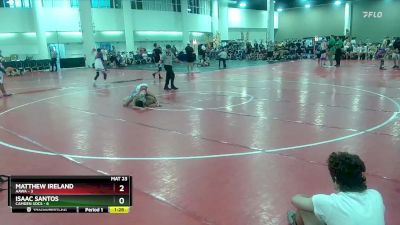 120 lbs Round 6 (10 Team) - Isaac Santos, Camden Socs vs Matthew Ireland, AAWA