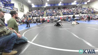 100 lbs Rr Rnd 2 - Landon Watson, Wagoner Takedown Club vs Maverick Stewart, Warner Eagles Youth Wrestling