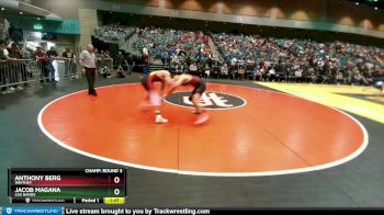 144 lbs Champ. Round 3 - Anthony Berg, Whitney vs Jacob Magana, Los Banos
