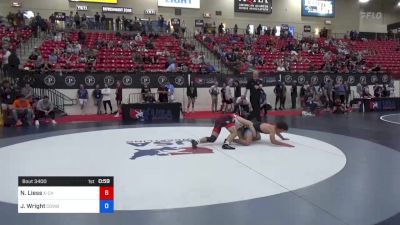 74 kg Rnd Of 64 - Nolan Liess, X-Calibur Athletics Wrestling Club vs Jaxen Wright, Cowboy RTC