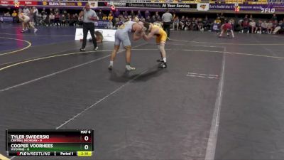 165 lbs Semis & 3rd Wb (16 Team) - Cooper Voorhees, Wyoming vs Tyler Swiderski, Central Michigan