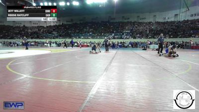 143 lbs Round Of 64 - Jett Willett, Edmond Memorial vs Reese Ratcliff, Cashion