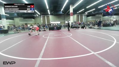 138 lbs Consi Of 8 #1 - Sigmar Solaas, 3F Wrestling vs Luke McChesney, McChesney Grappling Academy